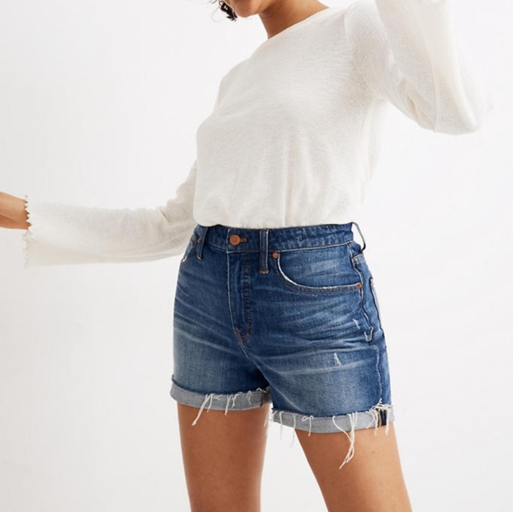 Madewell High Rise Denim Shorts